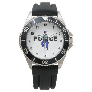 Reloj De Pulsera Logotipo de la acción policial
