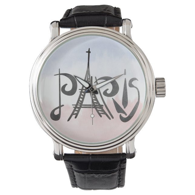Reloj De Pulsera Logotipo de París (Anverso)