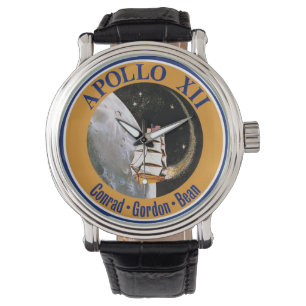 Reloj De Pulsera Logotipo del parche para la misión Apollo 12