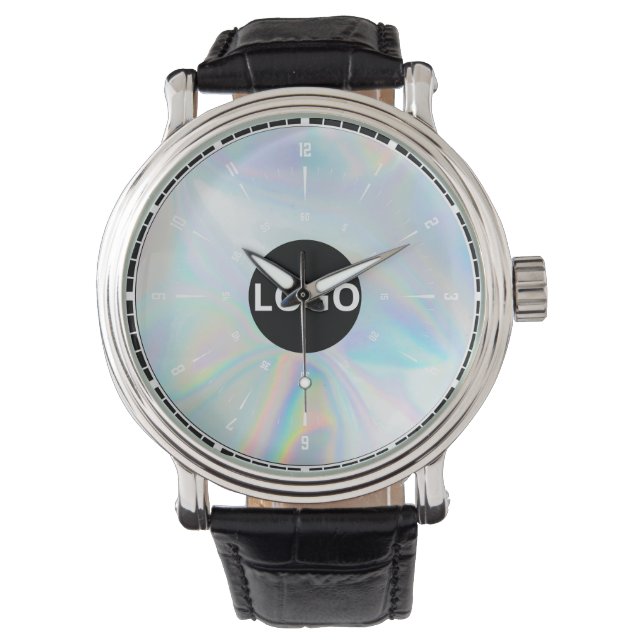 Reloj De Pulsera Logotipo holográfico personalizado (Anverso)