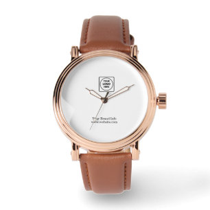Reloj De Pulsera Logotipo Minimalista gris   Marcas corporativas mo