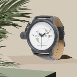 Reloj De Pulsera Logotipo moderno para empresas limpias Empresa de<br><div class="desc">Personalizado Watch con un diseño sencillo y mínimo. Añade tu logotipo y texto.</div>