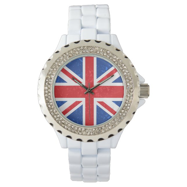 Reloj De Pulsera Londres, bandera británica (Anverso)