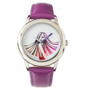 Reloj De Pulsera Long Haired Beauty Watch
