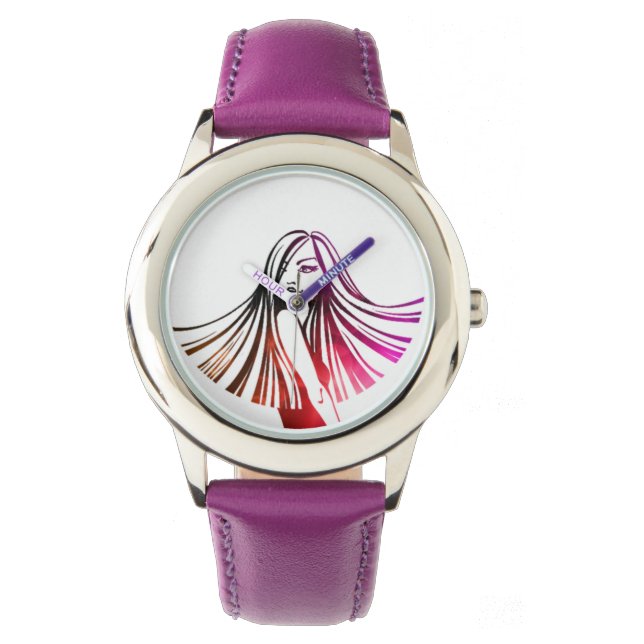 Reloj De Pulsera Long Haired Beauty Watch (Anverso)
