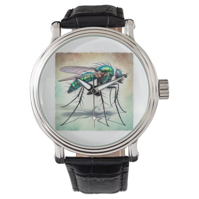 Reloj De Pulsera Longlegged fly 300824IREF241 - Watercolor (Anverso)