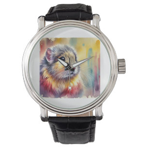 Reloj De Pulsera Longnosed armadillo 310824AREF132 - Watercolor
