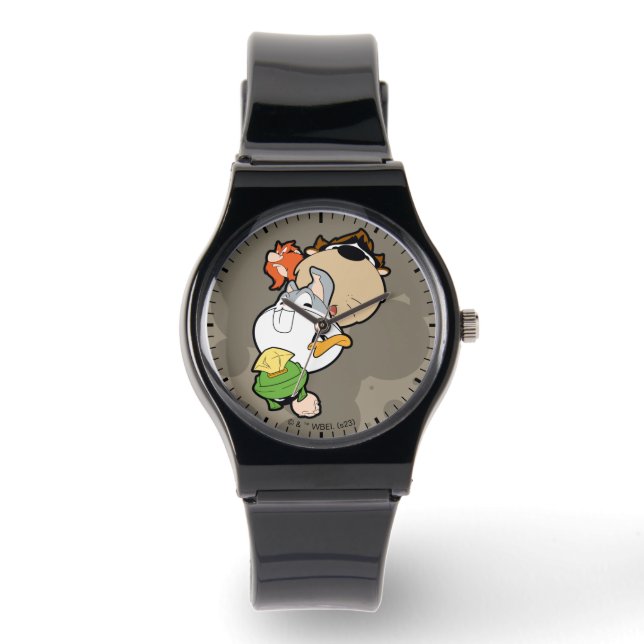 Reloj De Pulsera LOONEY TUNES™ Cabezas grandes estilizadas (Anverso)