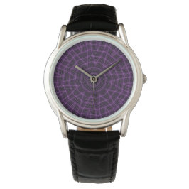 Reloj De Pulsera Loopy Pinot Noir Plaid