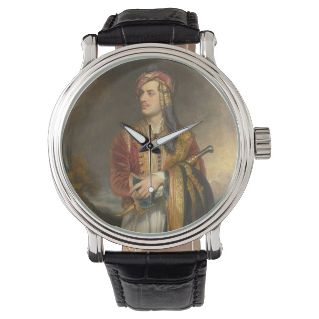 Reloj De Pulsera Lord Byron Con Vestido Albanés Durante La Guerra G (Anverso)