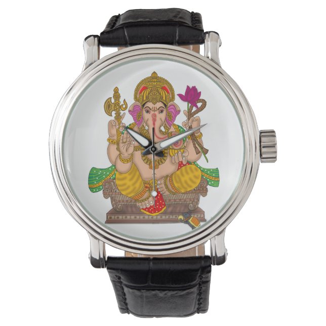 Reloj De Pulsera Lord Ganesha Clock (Anverso)