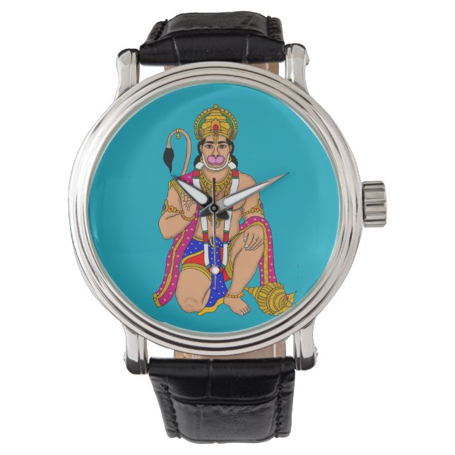 Reloj De Pulsera Lord Hanuman Wall Clock (Anverso)
