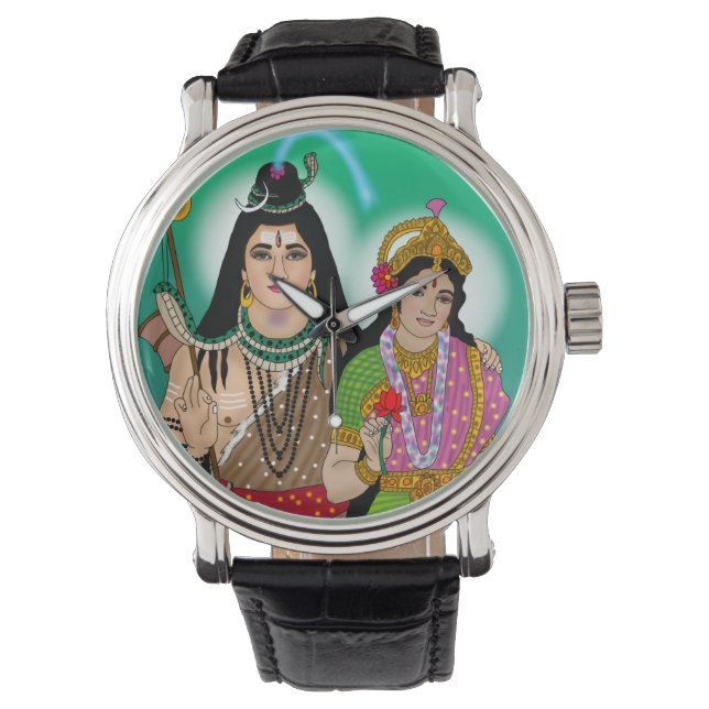 Reloj De Pulsera Lord Shiv Parvati Watch (Anverso)