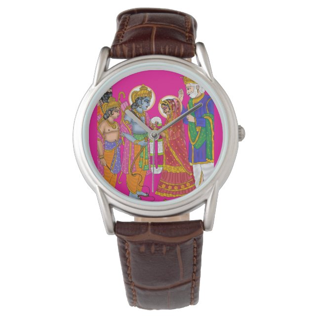 Reloj De Pulsera Lord Sita Ram Wall Clock (Anverso)