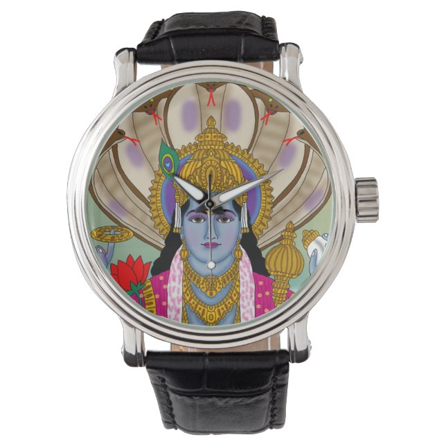 Reloj De Pulsera Lord Vishnu Clock (Anverso)