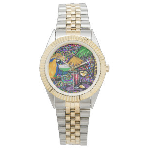 Reloj De Pulsera Loro de fiesta de playa