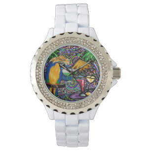 Reloj De Pulsera Loro de fiesta de playa
