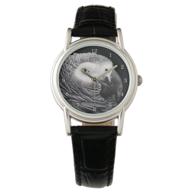 Reloj De Pulsera Loro gris africano (Anverso)