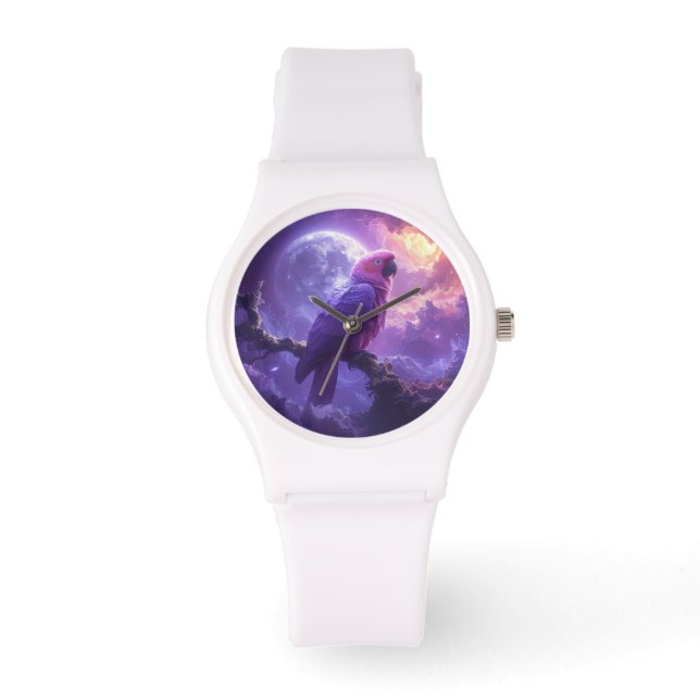 Reloj De Pulsera Loro Mágico (Anverso)