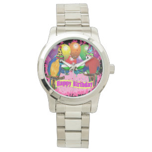 RELOJ DE PULSERA LOROS DE CUMPLEAÑOS