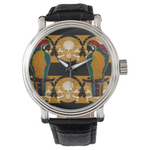 Reloj De Pulsera Loros Piratas