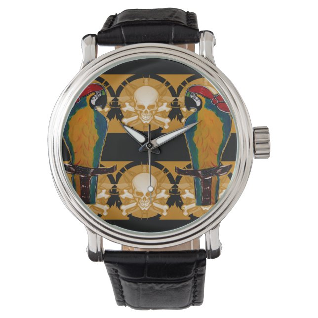 Reloj De Pulsera Loros Piratas (Anverso)