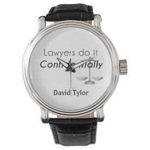 Reloj De Pulsera Los abogados lo hacen de manera confidencial