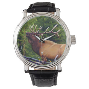 Reloj De Pulsera Los alces Bull del clarín