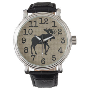 Reloj De Pulsera Los alces miran por Leslie Harlow