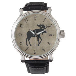 Reloj De Pulsera Los alces miran por Leslie Harlow