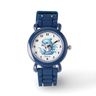 Reloj De Pulsera Los amantes de delfines de Guay boys añaden nombre