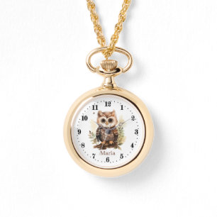 Reloj De Pulsera Los amantes de las lechuzas del país lindo añaden