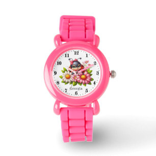 Reloj De Pulsera Los amantes de los cuentos chicas ladybug añaden n