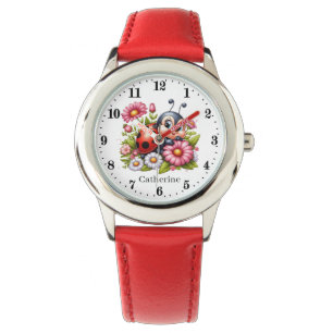 Reloj De Pulsera Los amantes de los cuentos chicas ladybug añaden n