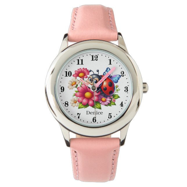 Reloj De Pulsera Los amantes de los cuentos chicas ladybug añaden n (Anverso)