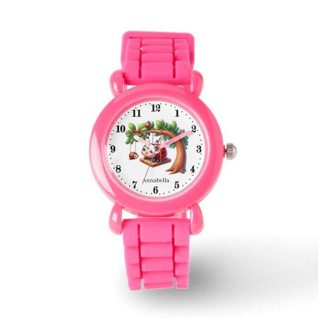 Reloj De Pulsera Los amantes de los cuentos chicas ladybug añaden n (Anverso)