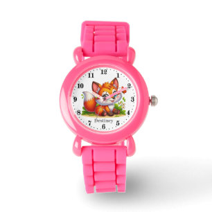 Reloj De Pulsera Los amantes de zorros de los chicas de Cuta añaden