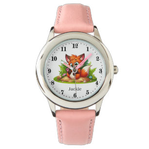 Reloj De Pulsera Los amantes de zorros de los chicas de Cuta añaden