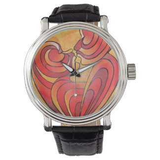 Reloj De Pulsera Los Amantes Del Beso Y Sus Cuerpos Forman Un Coraz