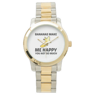 RELOJ DE PULSERA LOS BANANOS ME HACEN FELIZ