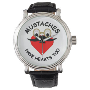 Reloj De Pulsera Los bigotes también tienen corazón