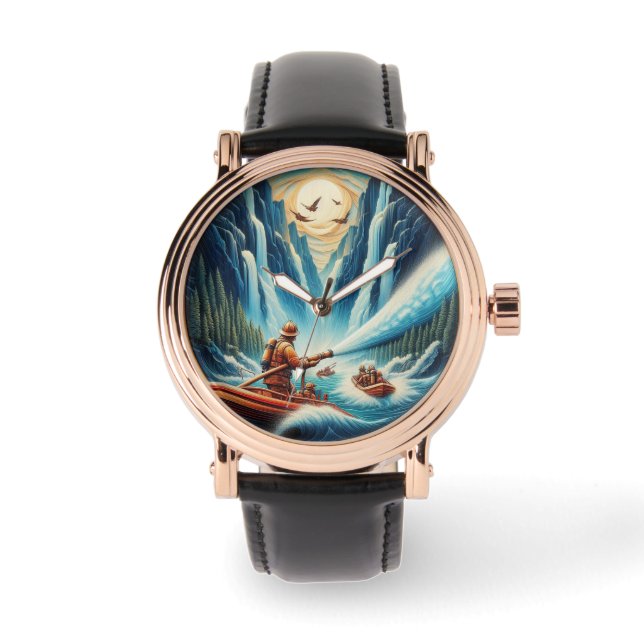 Reloj De Pulsera Los bomberos cargados en su bote (Anverso)