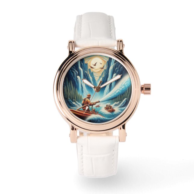 Reloj De Pulsera Los bomberos cargados en su bote (Anverso)