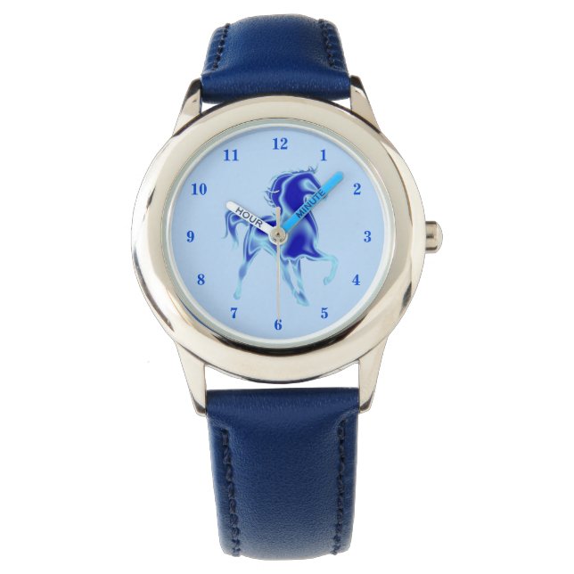 Reloj De Pulsera Los caballos azules (Anverso)