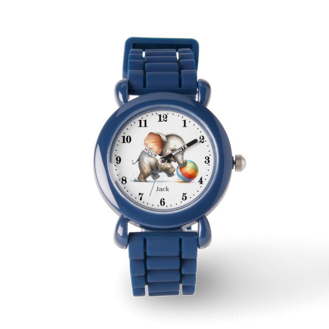 Reloj De Pulsera Los chicos de Guay añaden el nombre Elephant (Anverso)
