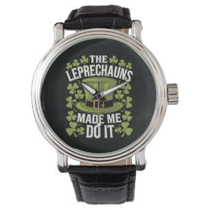 Reloj De Pulsera Los duendes me hicieron hacerlo día de San Patrici