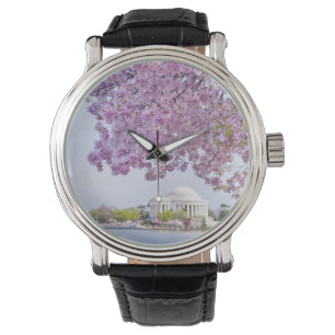 Reloj De Pulsera Los E.E.U.U., Washington DC, cerezo en la