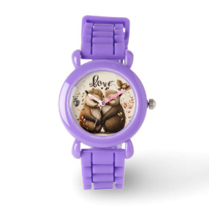 Reloj De Pulsera Los erizos en el amor