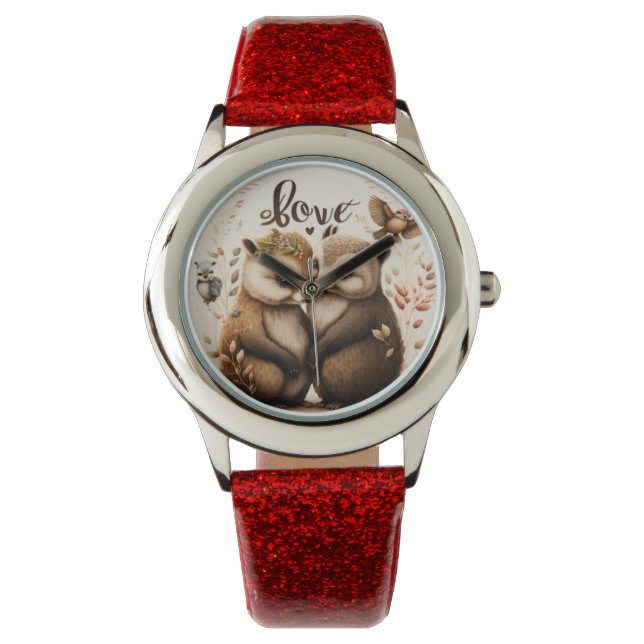 Reloj De Pulsera Los erizos en el amor (Anverso)