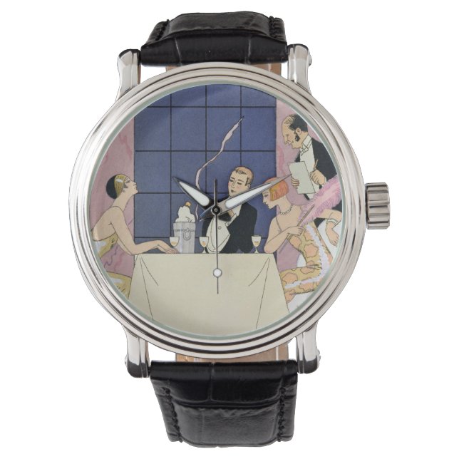 Reloj De Pulsera Los Gourmands, 1920-30 (huella de pochoo) (Anverso)